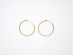 Small Gold Filled Round Hoops - E1689
