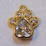 Heart Paw Charm