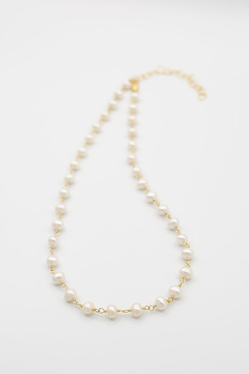 pearl and gold filled necklace – Susan Rifkin Jewelry Designs