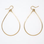 Gold Filled Big Teardrop Earrings - E1776