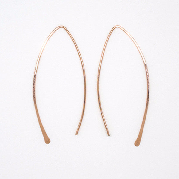 Rose Gold Threader Earrings - E3054