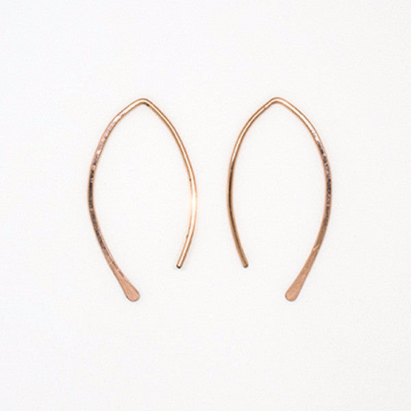 Rose Gold Small Threader Earrings - E3055