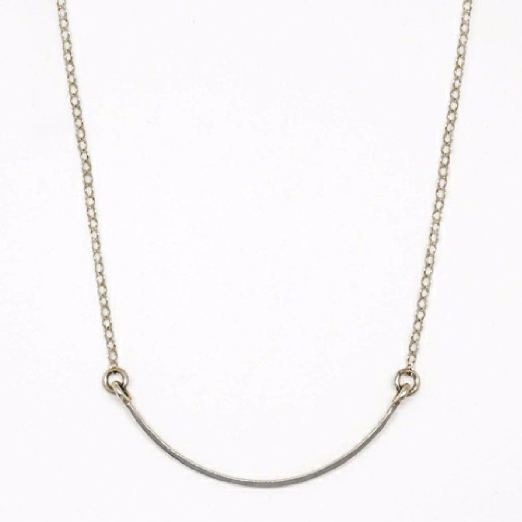 Sterling Silver Crescent Pendant Necklace - 8017 – Susan Rifkin Jewelry ...